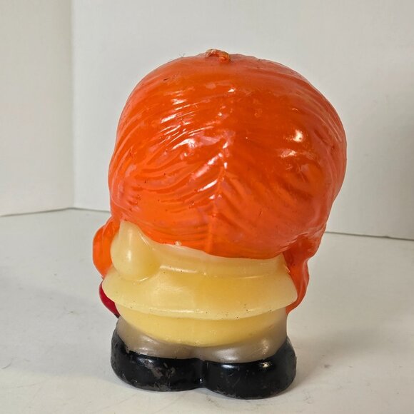 Vintage Figural Candle I Luv You Heart Redhead Retro Valentine Novelty 1970 80s - Picture 3 of 7